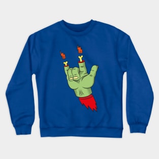 Zombie Hand Crewneck Sweatshirt